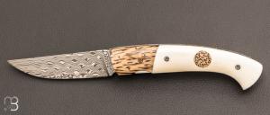  Couteau " 1515 collection Zulu " par Manu Laplace - Os et Palmier