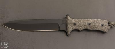   Couteau 7'' GREEN BERET par Chris Reeve - CPM Magnacut et Black canvas micarta
