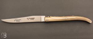 Couteau " Autrefois 14 CM" par  Laguiole en Aubrac - Pointe de corne