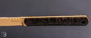  Couteau Böker Solingen - BFF Packlite TruStone Gold