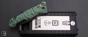 Couteau pliant C.A.C. " MN400 Commando " Marine Nationale - PA6 FV vert kaki
