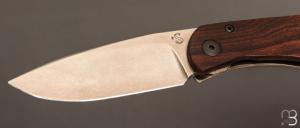    Couteau  " Citizen full custom " par Sacha Thiel - Bois de fer/Titane et RWL34