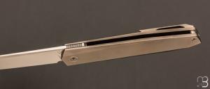   Couteau " Dreit " custom par Philippe Jourget - Titane et RWL34