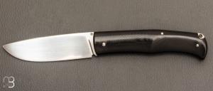   Couteau  "  Drop " slipjoint  custom par Raphaël Durand - G10 et RWL-34