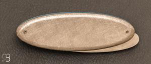   Couteau " Egg " par Christian Wimpff - Inox et ATS34