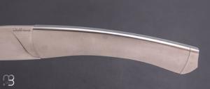   Couteau " Eliptix lock-back " custom de Florent Dall'ava - L'atelier Dall'ava - Full inox