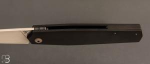   Couteau " Frame-Lock custom " par Florian Dreyer FD-Knives - Titane et RWL34