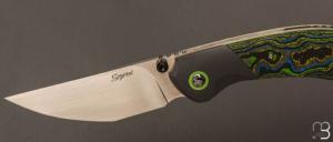    Couteau " Ghost " custom de Stéphane Sagric - Fatcarbon et RWL-34