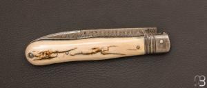 Couteau "  Grand Violon " custom par Alex Dubois - Coutellerie Nuage