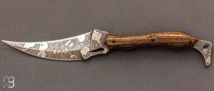    Couteau  "  Hades " par Opus Knives - N690 splashing et bocotte