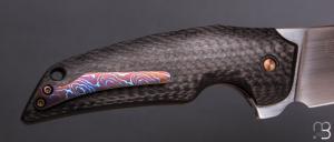   Couteau " Hifi " custom par Philippe Jourget - Fibre de carbone et CPM 154CM