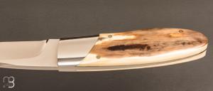 Couteau " Hunter " fixe par Schuyler Lovestrand - Ivoire de morse