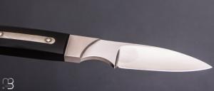   Couteau " Intégral " de V. Monteiro - Micarta et ATS-34