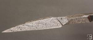    Couteau " Intégral custom " fixe de Berthelemy Gabriel - La Forge Agab