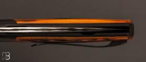  Couteau  "  Liner-Lock " custom par Guy Poggetti - Jigged bone et lame en Sandinox