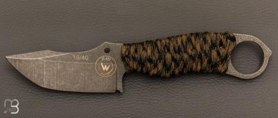  Couteau Karlican Édition Limitée 20 ans Wildsteer - Paracorde et lame stonewashed