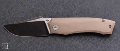 Couteau " Kazy " par Böker Plus - Collaboration Gabriel Berthelemy - G10 et Nitro-V