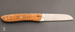 Couteau L08 par Atelier Perceval - Fût de chêne et 14c28n