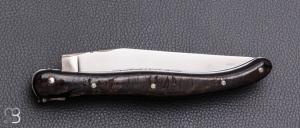    Couteau " Laguiole 12 cm " par Philippe Voissière - Corne de buffle