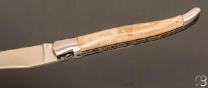  Couteau " Laguiole 12 cm " par Rozelier Fabien- Ty Coutelier - Mammouth et lame en RWL34