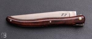  Couteau  " Laguiole 13 cm " fait main par Jérôme Latreille - Ironwood et 14c28N