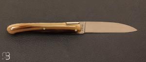 Couteau de poche Laguiole Antique par Honoré Durand - Corne Blonde