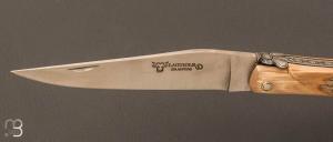   Couteau  Laguiole en Aubrac 12 cm manche en ivoire de mammouth