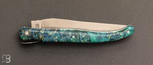    Couteau "Laguiole Primrose 12cm par Laguiole en Aubrac - Loupe de sureau