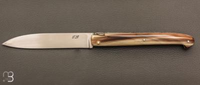   Couteau " Laguiole droit 13cm " custom de Jérôme Latreille - Pointe de corne