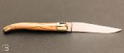 Couteau Laguiole olivier 11 cm - Mitres laiton
