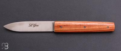  Couteau " Le Gone " mid-tech design d'Eric Depeyre  - Bois de rose et 12C27 