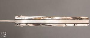    Couteau Le Thiers 11CM par Cognet - Pulpe d'ivoire de mammouth