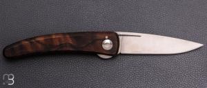 Couteau " LeLozère Randonnée  " par NM Coutellerie - Noyer
