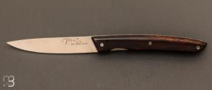 Couteau de poche modèle "Le Thiers" par Perceval - Bois de fer