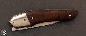  Couteau  "  Liner-Lock custom " par Florian Dreyer FD-Knives - Gidgee et lame en RWL34