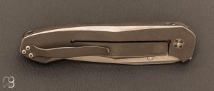   Couteau  " Lochsa " intégral titane par Scott Cook - Titane et S30V