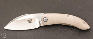   Couteau " Lum Legacy N°7/9 " custom par Tashi Bharucha - Titane et lame en RWL34