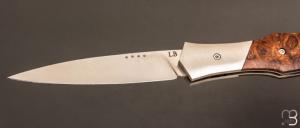   Couteau " Magna Pinna " fait main par Laraud Blade  - Bois de fer et 14C28