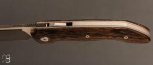   Couteau " Manhattan S-Lock "  par Olivier Lamy - Skua Coutellerie - Bois de fer et RWL34