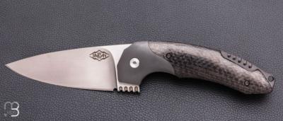   Couteau " Maximus " custom par Thierry Savidan - Carbone