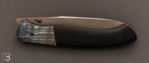 Couteau " Merops " Liner-Lock par Olivier Lamy - Skua Coutellerie - Micarta et MagnaCut