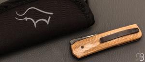   Couteau «  Small Sanjo  » par Guy Poggetti - Micarta et Elmax