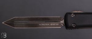   Couteau Automatique Microtech - Ultratech Spartan Signature Series DLC Standard DLC Hardware - 223-1 DLCTS
