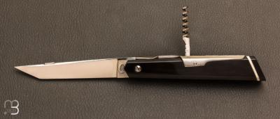 Couteau de poche 2 pièces modèle "Néo" Buffle par J. Mongin - Série limitée N°0100/2021
