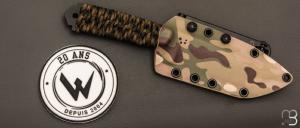 Couteau NG69 Édition Limitée 20 ans Wildsteer - Paracorde et lame noire