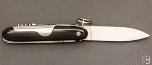  Couteau " Navette 3 pièces 13cm " par Mongin - Corne de buffle