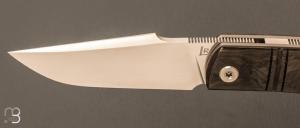 Couteau " New Hardy " custom par Rémi Lavialle - RWL34 et Fibre de carbone