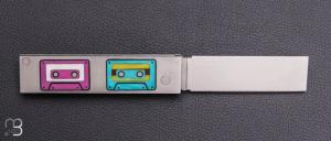     Couteau " O² Cassettes ressort invisible " par Nicolas Couderc - RWL34