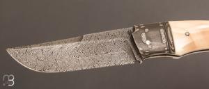    Couteau " Persian " par Philippe Lemonnier - Lame damas de Gabriel Berthelemy