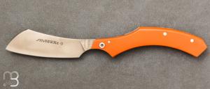 Couteau Phasme G10 Orange par Savignac